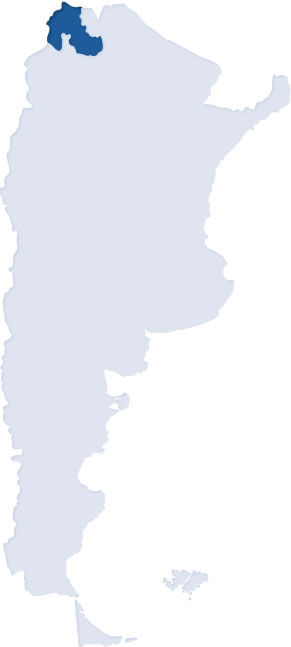 Ubicacion de Jujuy - Pesca Argentina